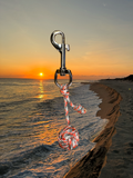 Orange Monkey’s Fist Keychain